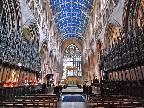 Interno della cattedrale di Carlisle
