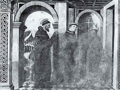 Vestizione di Agostino, affresco nella Chiesa di S. Agostino a Cremona