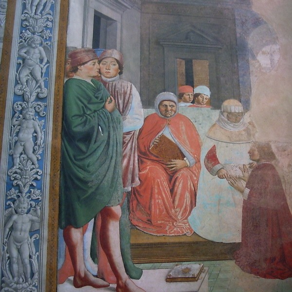 Agostino frequenta l'universit a Cartagine: dal ciclo di affreschi di Benozzo Gozzoli nella chiesa di sant'Agostino a San Gimignano