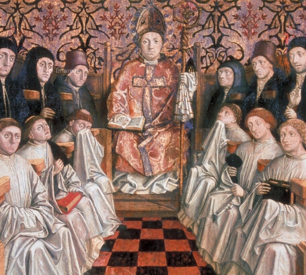 Agostino fra i Canonici Regolari, nel pannello del Maestro di Uttenheim nel convento di Novacella