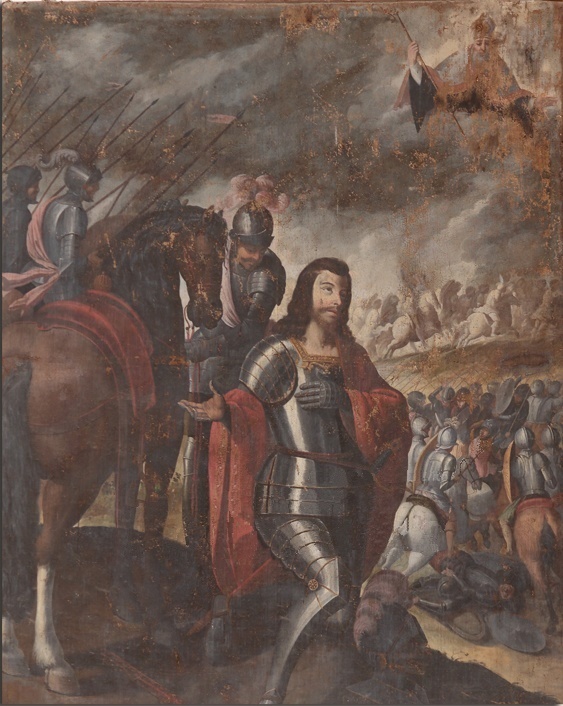 Agostino defunto appare nel pericolo a Francesco Gonzaga, duca di Mantova