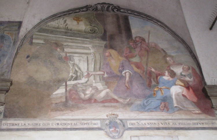 Una donna ottiene la resurrezione del figlio morto per intercessione di San Tommaso da Villanova
