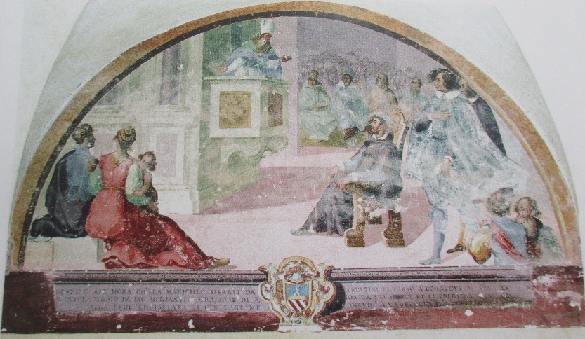 Agostino ascolta le prediche di Ambrogio a Milano