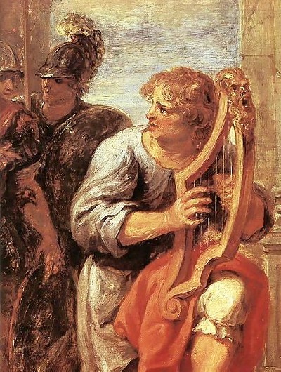 Saulo e Davide, opera di Erasmo Quellin (1635)
