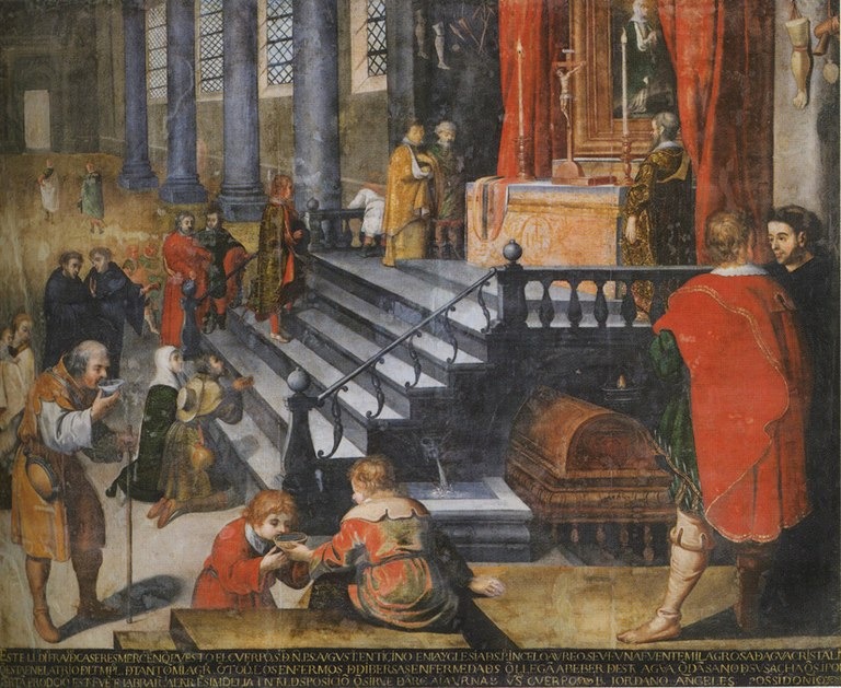 , opera di Miguel de Santiago nel convento agostiniano di Quito