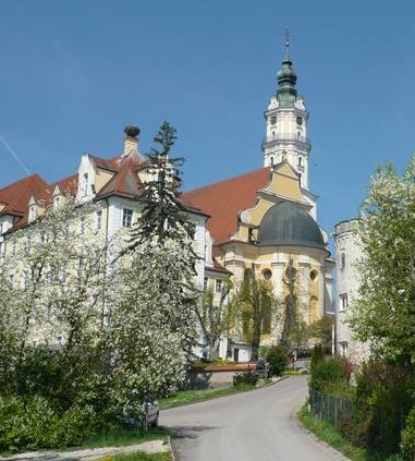 La chiesa rococo di Santa Croce ad Augsburg