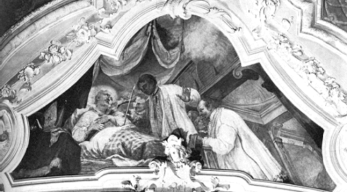 Agostino sul letto di morte a Ippona nel 430