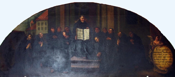 Agostino fonda monasteri e d una regola ai monaci