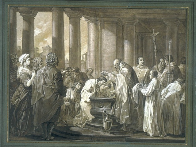 Battesimo di Agostino a Milano