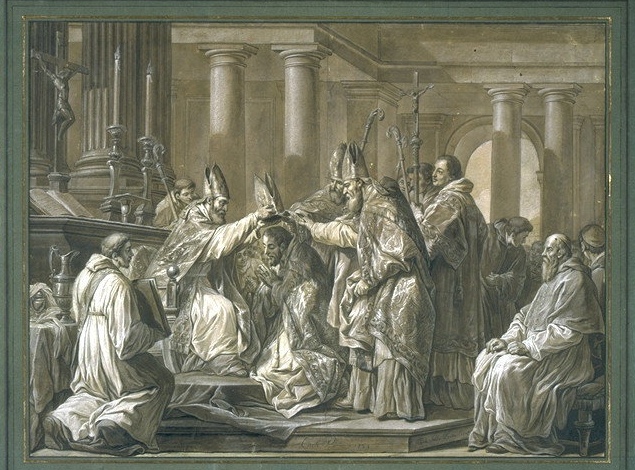 Consacrazione di Agostino a vescovo