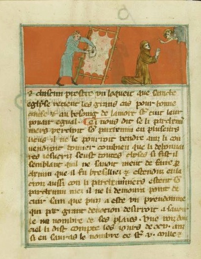 Una pagina del manoscritto ms 26 di Chantilly detto Ci nous dit