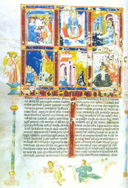 Cortona, Biblioteca comunale, dalla Legenda Aurea ms. 22 f. 153v