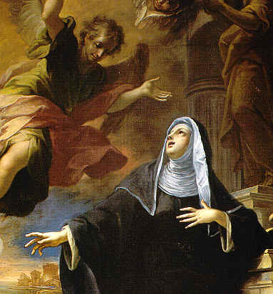 Il sogno di Monica, tela nella chiesa agostiniana di san Marco a Milano