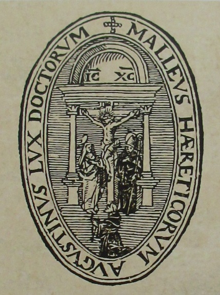Agostino ai piedi della Croce, stemma dell'Ordine agostiniano nel 1620