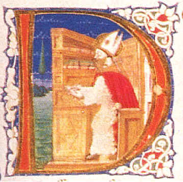 Sant'Agostino nel suo studio