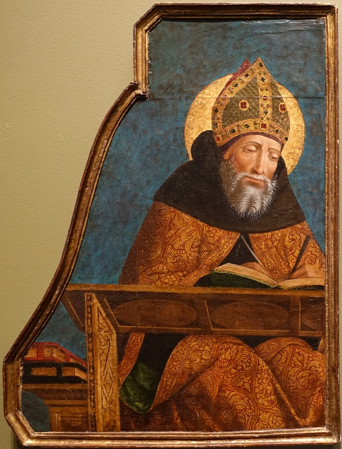Sant'Agostino vescovo allo scrittoio