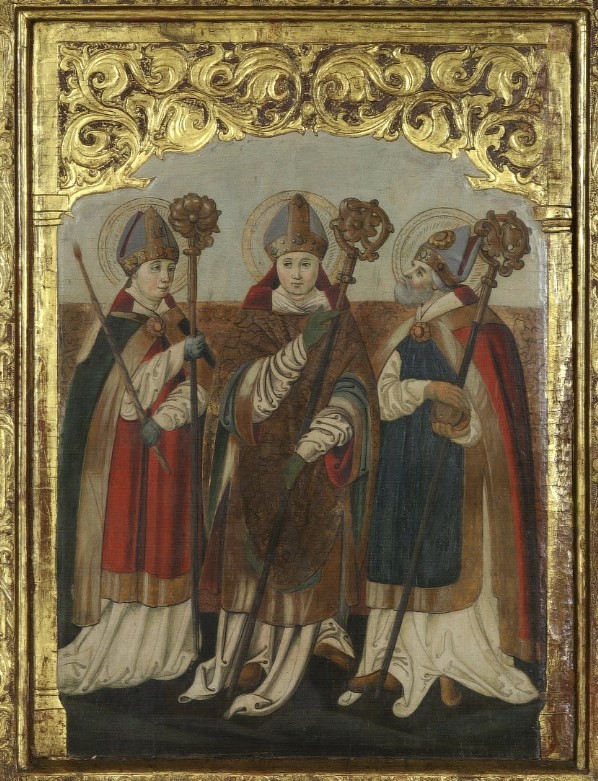 Agostino e i santi Biagio e Nicola