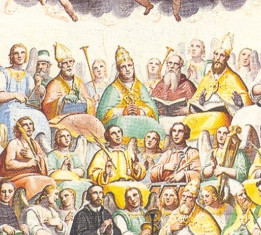 Sant'Agostino e altri santi