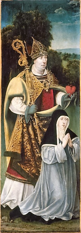 Sant'Agostino e una devota canonichessa olandese