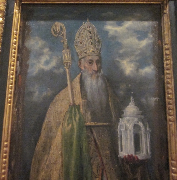 Agostino vescovo e Dottore della Chiesa di El Greco a Toledo