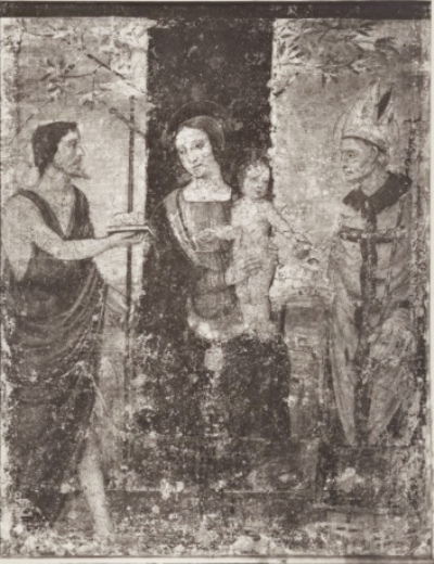 Madonna con Bambino in trono tra san Giovani Battista e sant'Agostino