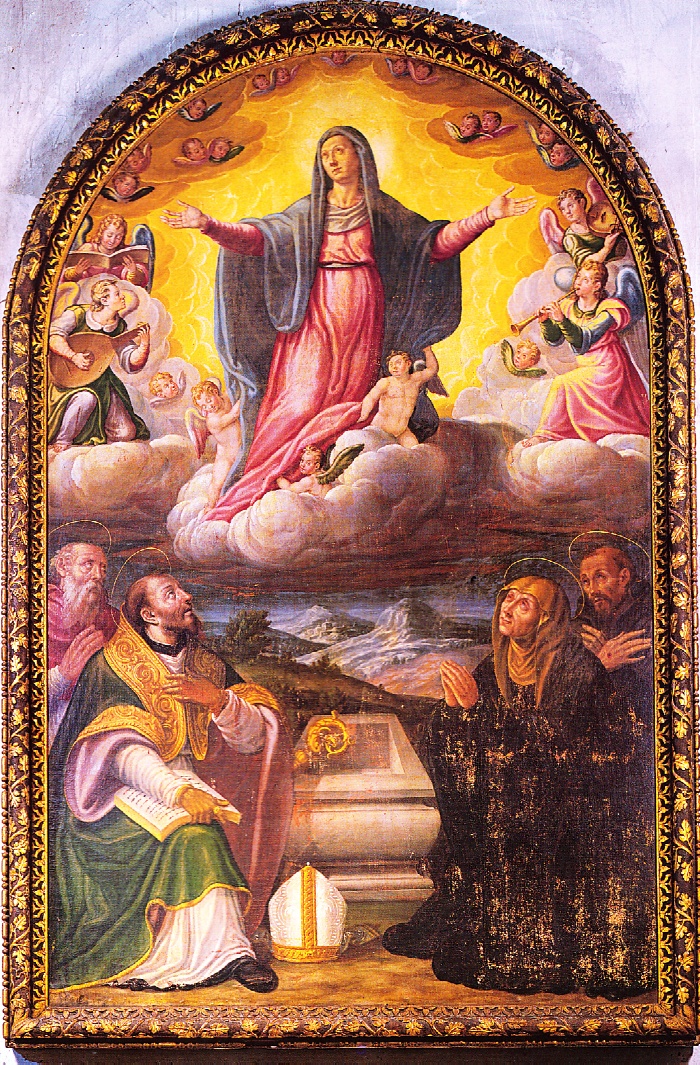 Assunzione di Maria tra Sant'Agostino, Santa Monica, San Francesco e San Girolamo
