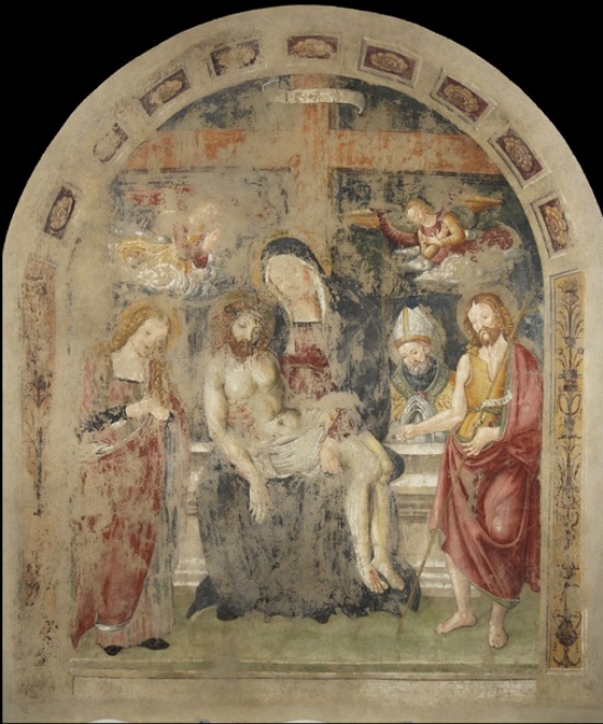 La Pietà con sant'Agostino