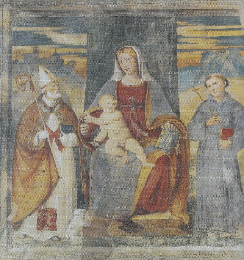 Madonna col Bambino tra i santi Agostino e Nicola da Tolentino