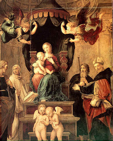 Madonna col Baldacchino con sant'Agostino