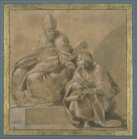 Sant'Agostino e il suo scrivano