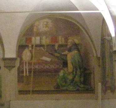 Sant'Agostino nel suo studio a Firenze, Refettorio del convento di S. Maria di Candeli