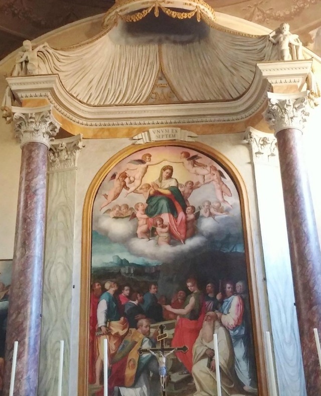Assunzione della Vergine con i santi Agostino e Romualdo