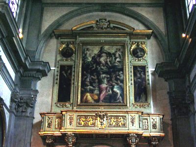 Assunzione di Maria Vergine con Agostino e santi