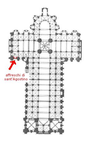 Icnografia della Chiesa di san Sernin a Tolosa
