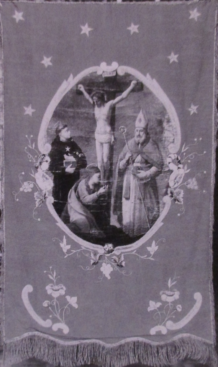 Il Crocifisso con Nicola da Tolentino e Agostino