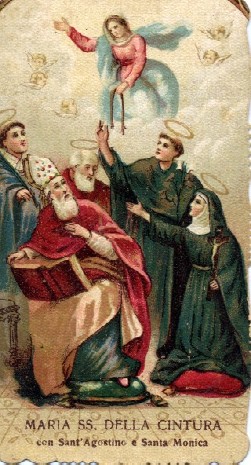 Sant'Agostino, Monica e la Madonna della Cintura