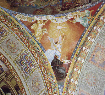 Agostino e l'Eucarestia: affresco di don Giuseppe Melle (1957-1965) a Roma per la chiesa di santa Maria Ausiliatrice