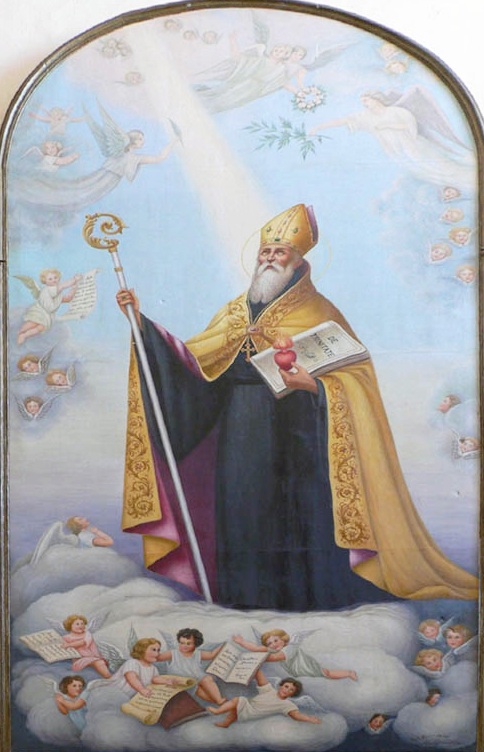 Sant'Agostino cardioforo e il De Trinitate
