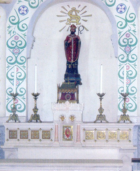 Sant'Agostino vescovo e Dottore della Chiesa nella cattedrale di Notre Dame ad Algeri