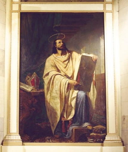 Agostino nel suo studio ispirato da Dio