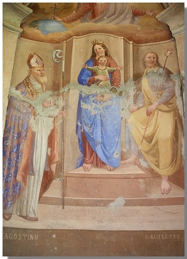 Vergine in trono con i santi Agostino e Giuseppe