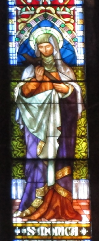 Santa Monica, vetrata nella chiesa di sant'Agostino a Dublino