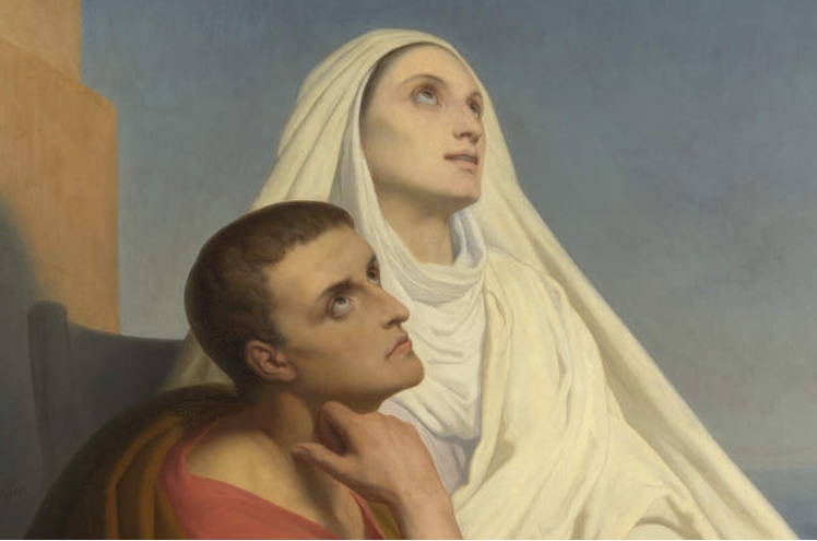 Estasi di Ostia di Johann Scheffer von Leonhardshoff al Louvre