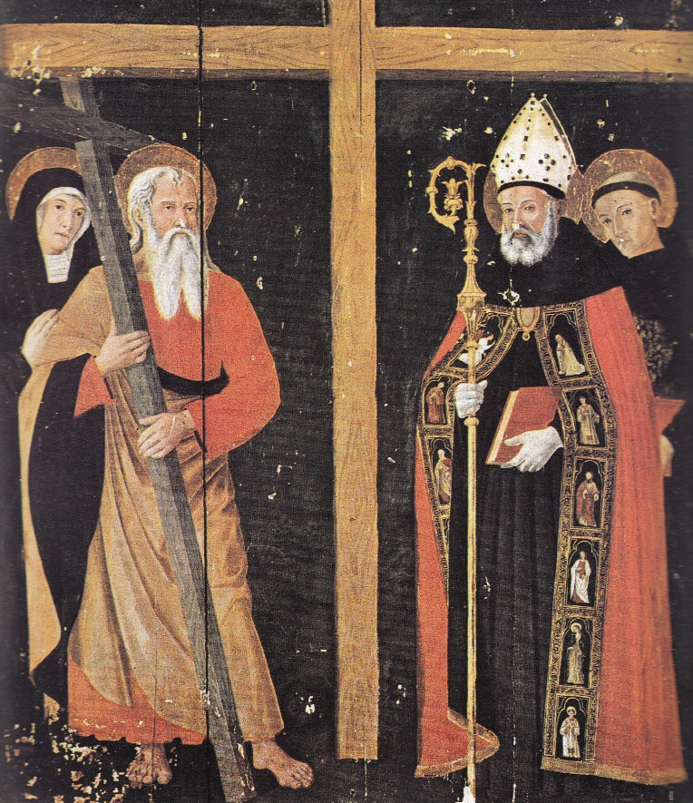 Agostino, Monica e santi tavola nella chiesa di sant'Agostino a Narni