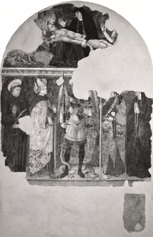 Santa Monica con san Michele Arcangelo, san Nicola da Tolentino, san Ludovico da Tolosa e san Giacomo Maggiore