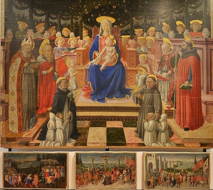 Madonna del Pergolato con santi e Dottori della Chiesa