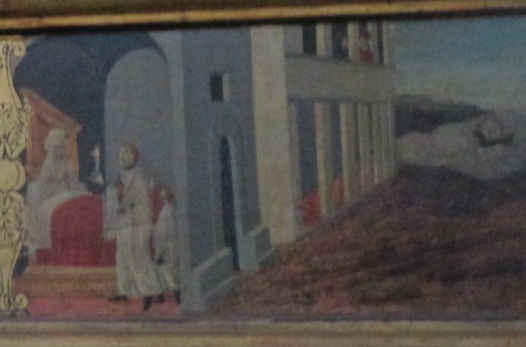 Morte di Monica a Ostia antica di Francesco Botticini in Santo Spirito a Firenze, Cappella Bini