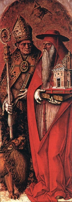 I santi Agostino e Gerolamo