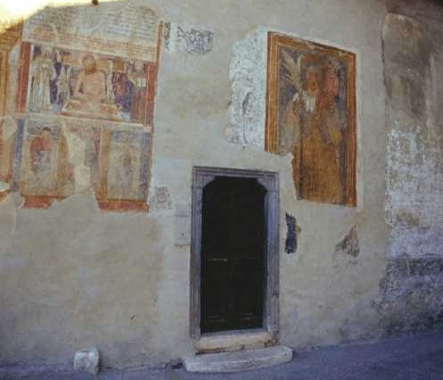 Pitture esterne della chiesa di S. Antonio