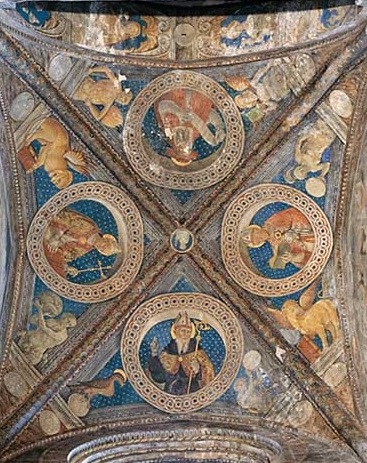 Sant'Agostino e i Quattro Dottori di Pietro da Cemmo a Cremona